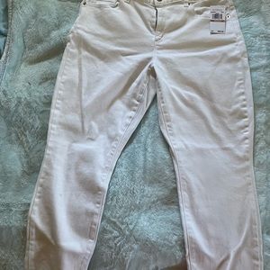 BNWT Michael Kors white jeans sz 12